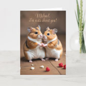 Noten over de Kaart van je hamster Happy Valentijn (Voorkant)
