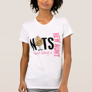 Noten over een nieuwe tante 1 roze zijn t-shirt