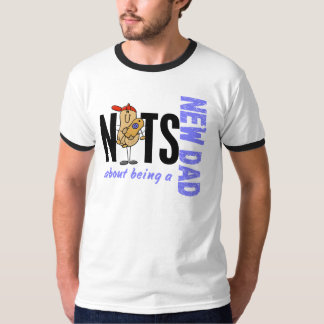 Noten over een nieuwe vader 1 (blauw) t-shirt