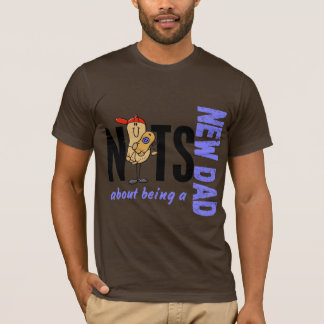 Noten over een nieuwe vader 1 (blauw) t-shirt