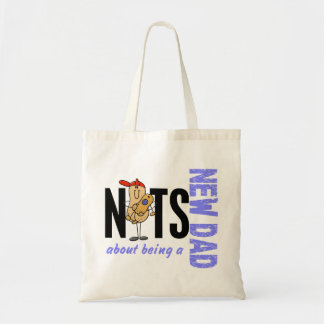 Noten over een nieuwe vader 1 (blauw) tote bag