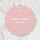 Noten over elk ander grappig bloedbad bedankjes labels (Achterkant)