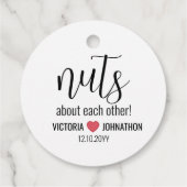 Noten Over Elk Huwelijk Bedankjes Labels (Achterkant)