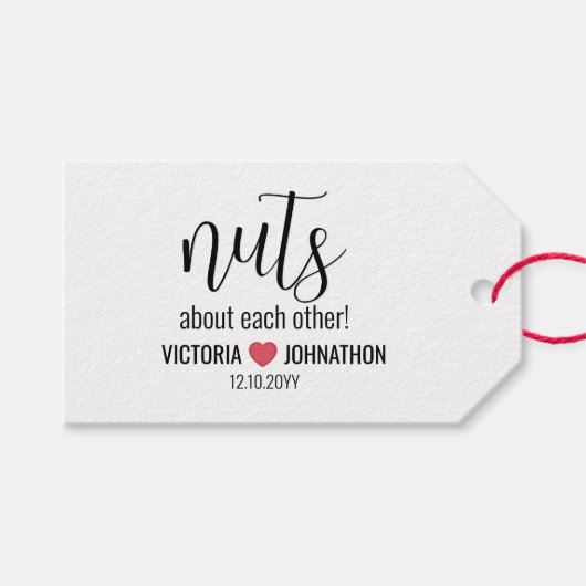 Noten Over Elk Huwelijk Cadeaulabel (Voorkant (Horizontaal))