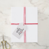 Noten Over Elk Huwelijk Cadeaulabel (Met Touw)
