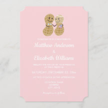 Noten over elkaar elegante roze bruiloft