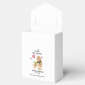 Noten over elkaar Grappige bruiloft Bedankdoosjes (Geopend)