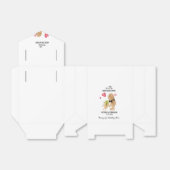 Noten over elkaar Grappige bruiloft Bedankdoosjes (Uitgevouwen)