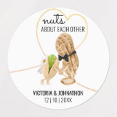 Noten over elkaar | Weddenschap Labels (Design 2)