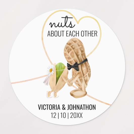 Noten over elkaar | Weddenschap Labels (Design 2)