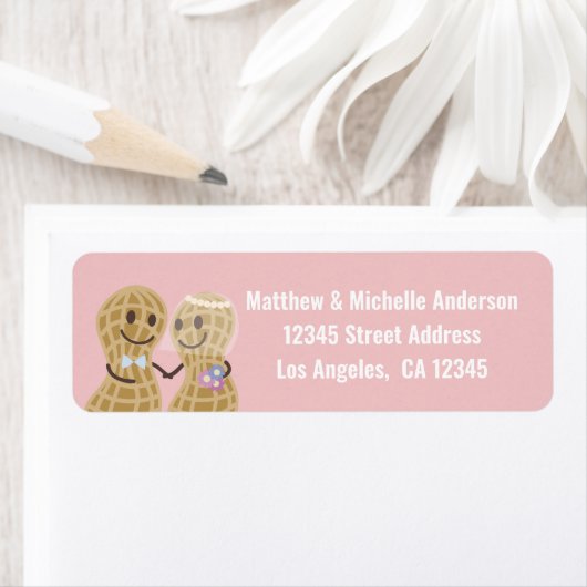 Noten over elke andere bruid en bruom die net getr etiket (Insitu)