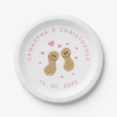 Noten over elke andere grappige bruiloft papieren bordje (Voorkant)