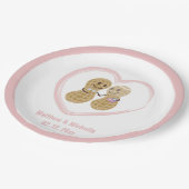 Noten over elke andere grappige bruiloft showwer papieren bordje (Gekanteld)