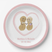 Noten over elke andere grappige bruiloft showwer papieren bordje (Voorkant)