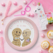 Noten over elke andere grappige trouwerij papieren bordje (Feest)