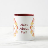 Noten over Herfst eekhoorn Mok (Midden)