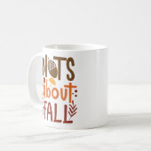 Noten over Herfst herfstcitaat Koffiemok (Voorkant links)