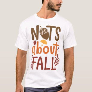 Noten over Herfst herfstcitaat T-shirt