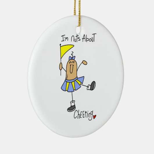 Noten over het juichen van T-shirts en geschenken Keramisch Ornament (Rechts)