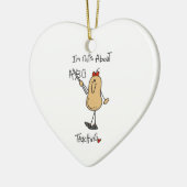 Noten over het Onderwijzen van T-shirts en cadeaus Keramisch Ornament (Links)