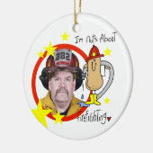 Noten over het Ornament van de Foto brandbestrijdi (Links)