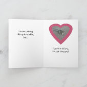 Noten over je eekhoornkaart feestdagen kaart (Binnen)