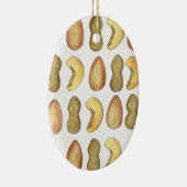 Noten over je Valentijnsdag van pindakaas Keramisch Ornament (Rechts)