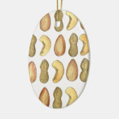 Noten over je Valentijnsdag van pindakaas Keramisch Ornament (Links)