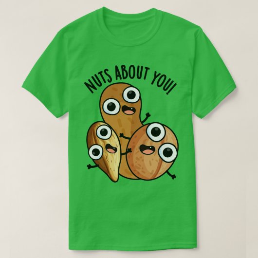 Noten over jou Funny Nut Puns 1 T-shirt (Design voorkant)