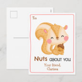 Noten over jou - Grappig Cute Valentijnsdag Card Feestdagenkaart (Voorkant / Achterkant)