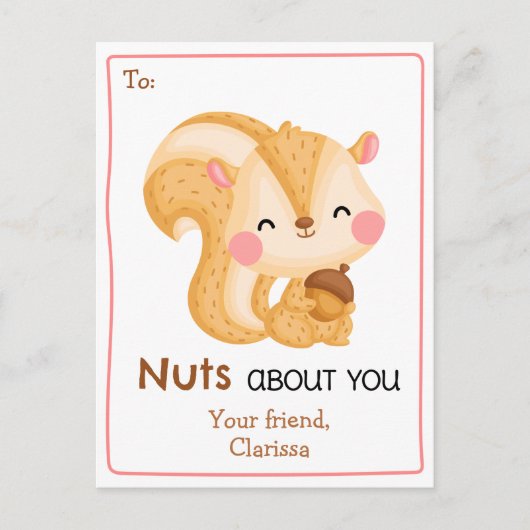 Noten over jou - Grappig Cute Valentijnsdag Card Feestdagenkaart (Voorkant)