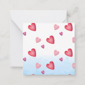 Noten Over jou Grappig Pun Paar Valentijn Notitiekaartje (Achterkant)