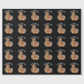 Noten over jou grappige moerdoppen cadeaupapier (Vlak)