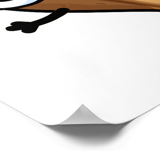 Noten over jou grappige moerdoppen poster (Hoek)