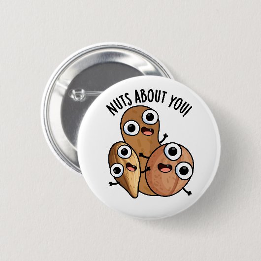 Noten over jou grappige moerdoppen ronde button 5,7 cm (Voorkant /achterkant)