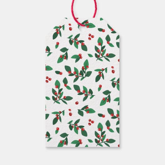 Noten over jou kerst takjes cadeaulabel (Achterkant)