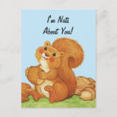 Noten over jou Schattigee eekhoorn Briefkaart (Voorkant)