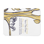 Noten over jullie eekhoorns sparen de datum magneet (Horizontaal)