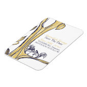 Noten over jullie eekhoorns sparen de datum magneet (Linkerzijde)