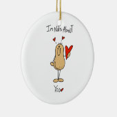 Noten over jullie T-shirts en cadeautjes Keramisch Ornament (Rechts)