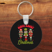 Noten over Kerst Groovy Kerst Notenkraker S Sleutelhanger (Voorkant)