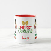 Noten over kerst notenkraker Mok (Midden)