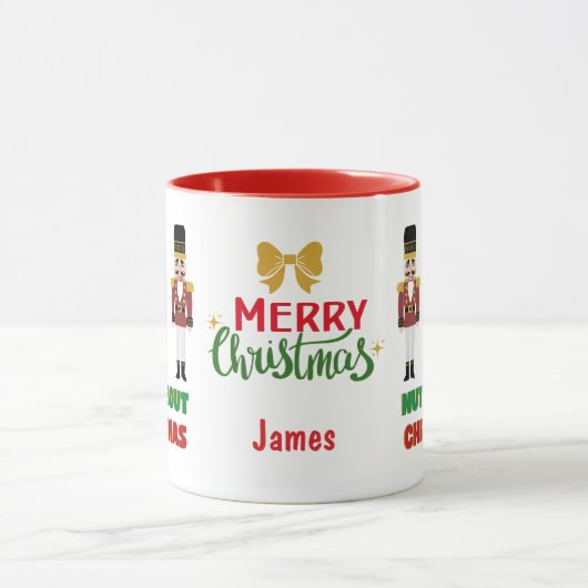 Noten over kerst notenkraker Mok (Midden)