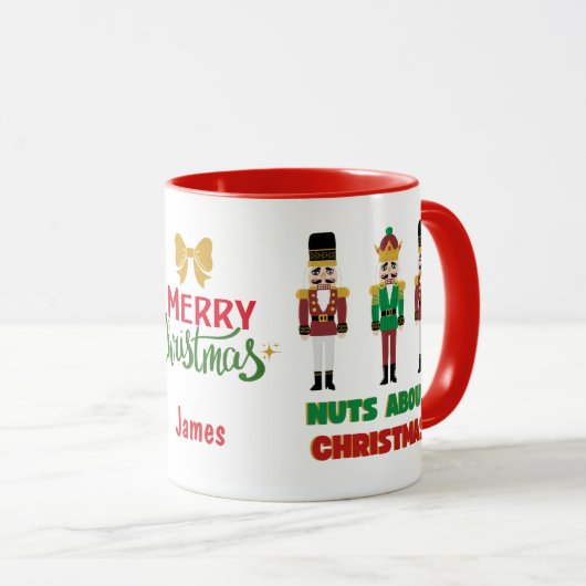 Noten over kerst notenkraker Mok (Voorkant rechts)