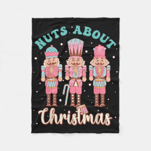 Noten Over Kerst Plezierige Pastelkleurige Kerst N Fleece Deken
