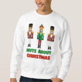 Noten Over Kerstmis Notenkraker Sweatshirt (Voorkant)