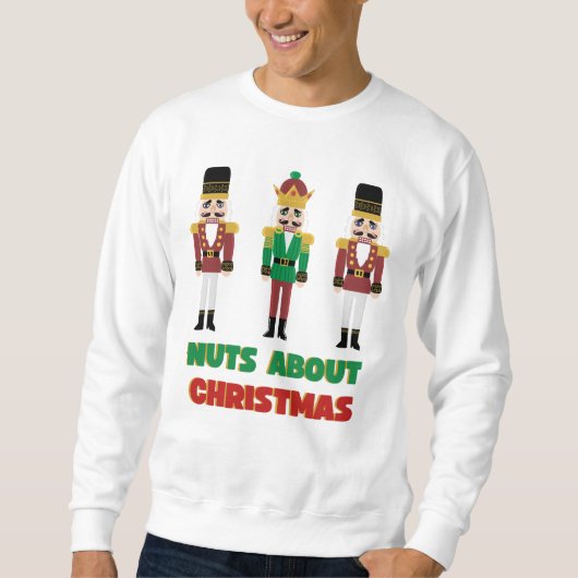 Noten Over Kerstmis Notenkraker Sweatshirt (Voorkant)
