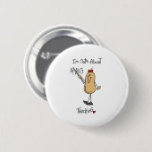Noten over lesgeven ronde button 5,7 cm (Voorkant /achterkant)
