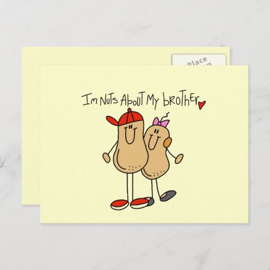 Noten over mijn broedert-T-shirts en cadeautjes Briefkaart (Voorkant / Achterkant)