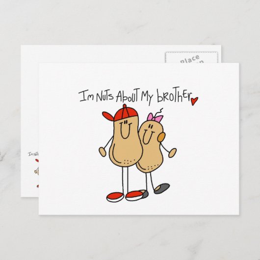 Noten over mijn broedert-T-shirts en cadeautjes Briefkaart (Voorkant / Achterkant)